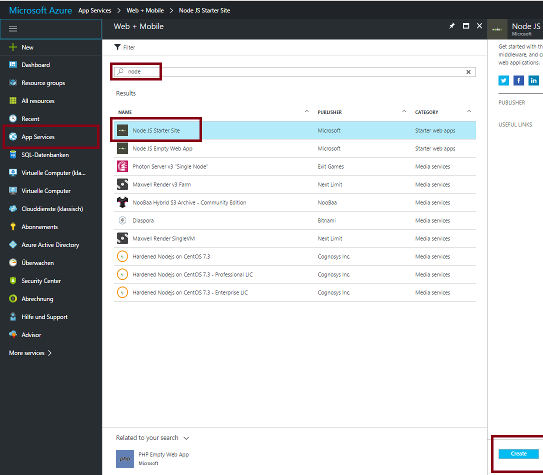 Steps to create your Node.js Application